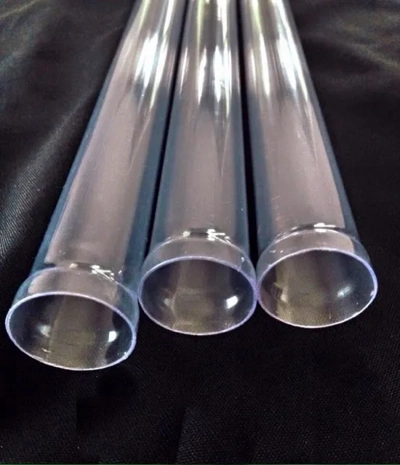 Tubo plastico cristal
